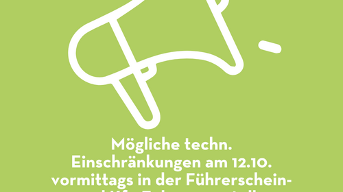 Mögliche technische Einschränkungen am Montag in der Führerschein- und Kfz-Zulassungsstelle des Landratsamtes Freyung-Grafenau